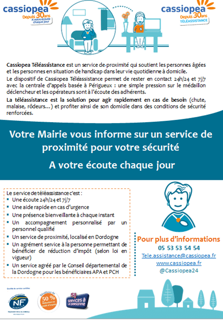 Cassiopea - Téléassistance
