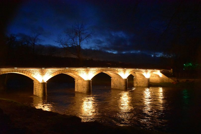 Pont de Saint Vincent su l'Isle de nuit